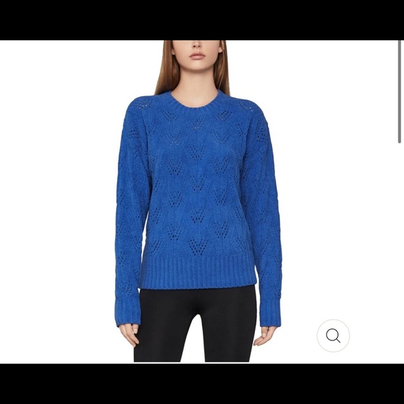 BCBG Max Azria Women’s Chenille Pointelle Sweater - Picture 2 of 5